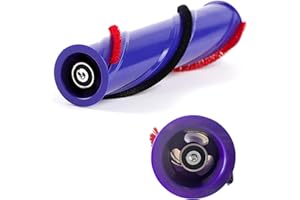 Asdazrxy Brosse à Rouleau pour Dyson V10,Brosse de Rechange pour Dyson V10, Rouleau de brosse pour barre de défilement, pièce de rechange 969569-01（Entraînement à 3 Broches，50MM）