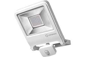 LEDVANCE LED Fluter, Leuchte für Außenanwendungen, integrierter Bewegungssensor, Warmweiß, 257,0 mm x 201,0 mm x 63,0 mm, ENDURA FLOOD Sensor