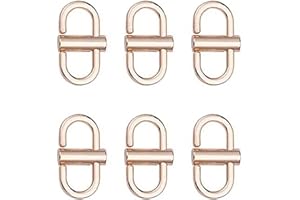 H-LYU 6 Pcs Adjustable Chain Buckles Adjustable Metal Buckles Bag Chain Length Adjuster Shortener Chain Links Tiny Clip for Chain Strap Bag Shorten Handbag Crossbody Accessories