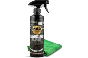 MAX DETAIL-LAB - Dashboard Cleaner - Limpia Salpicaderos Coche, Renovador Plasticos, Abrillantador Reparador, Fórmula Sin Sil