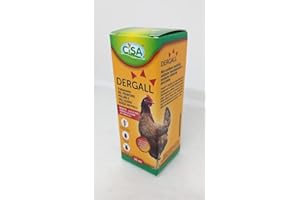 YOEYANG DERGALL- trattamento del pidocchio pollino e dell'acaro rosso dei polli 50ml (non contiene PESTICIDI)