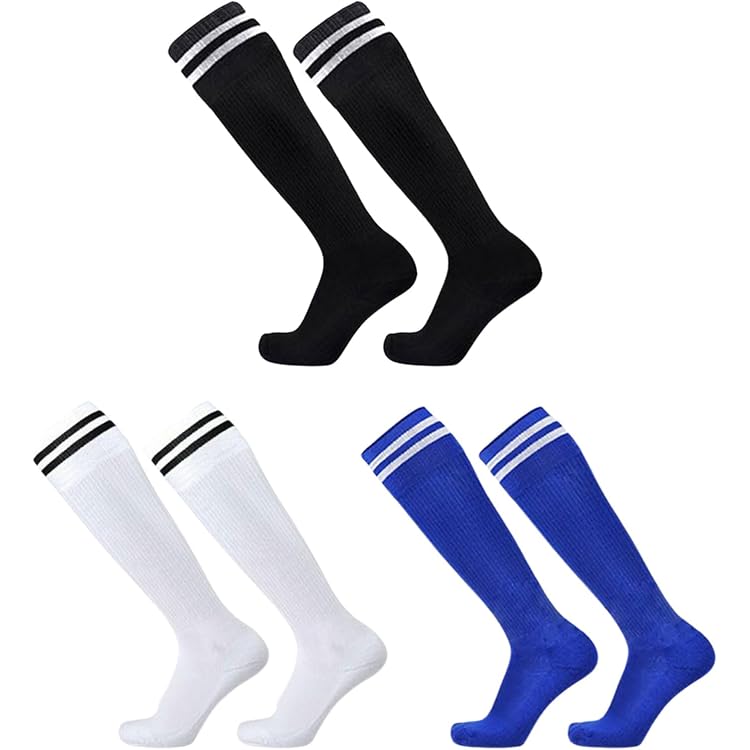 Pack De 4 Paires De Chaussettes De Sport Antidérapantes – Pour Foot, Basket Et Plus, Tailles 33-39