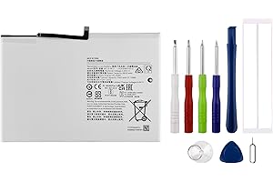 Swark WT-S-W11 Batterie de rechange 6820 mAh compatible avec Samsung Galaxy Tab A9+ SM-X210, SM-X215, SM-X216B avec jeu d'outils