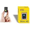 UPTREND Mini A8 Hidden Voice Recorder | Audio Bug Device | Spy Voice Recorder Product Microphone | Built-in Rechargeable Battery | Audio Sim Bug | GSM Sim Slot Remote Call Back (0 inch Display)