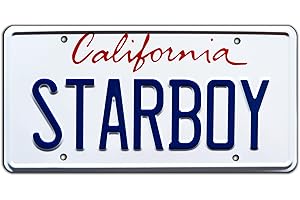 Celebrity Machines The Weeknd ft Daft Punk | Starboy Metal Stamped License Plate