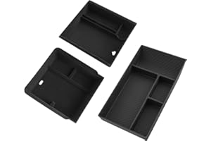 ‎LANGBEAN LANGBEAN Schowki Konsoli Środkowej do Tesla Model Y Juniper, Organizer podłokietnika do Tesla Model Y 2025 2026, Akcesoria Tesla Juniper, 3 Sztuki Czarny