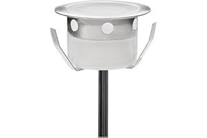 QACA Encastrables pour Terrasse Escalier pour Eclairage Extérieur, L'escalier, Patio, Piscine, Paysage DC 12V Etanche IP67 (1 kit Bleu)