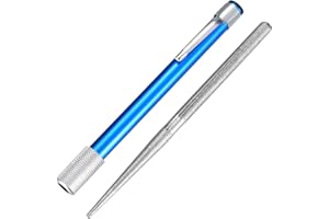 XUJINSONGG Penna per Affilare, Pietra per Affilare Diamanti Penna, Portatile Diamante per Affilare Coltelli, Penna Diamante Affilacoltelli per Cucina da Caccia Esterna