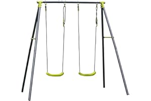 FRANCHINISHOP Allegra Duello - Altalena da giardino 2 posti per bambini 3-12 anni