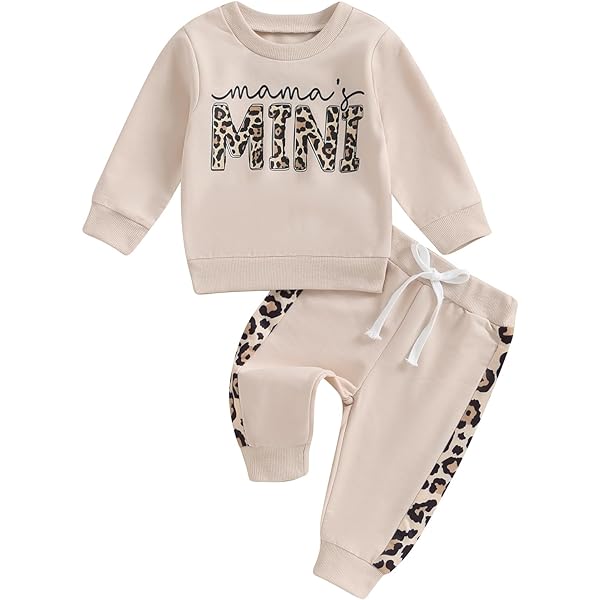 ZOEREA Set di vestiti per neonato con stampa di lettere alla moda a maniche lunghe, felpa con cappuccio e pantaloni con coulisse, set da 2 pezzi, Verde militare, 6-12 Months