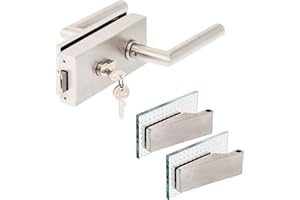 ck-türbeschläge Glastürbeschlag ''Q'' Set PZ | inkl. Profilzylinder | V2A Edelstahl matt | inkl. Studiobändern | metallische Innenmechanik | New Orleans, 353456436