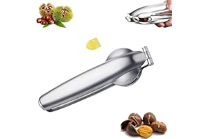PTBWS Châtaigne Clip, Pince a Chataigne,Ouvre Chataigne, Coupe Chataigne, Inoxydable Pince à Châtaignes, pour Châtaignes Noix Fruits à Coque