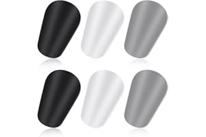 FIHODONE 6 Morceau Protege Tibia Foot,10 x 6 cm Mini Protege Tibia Foot,Protège Tibia Foot Enfant pour Jeunes,Équipement de Protection Protège-Tibias,Support de Protège-Tibias de Football