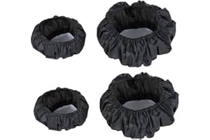 ‎HSENTIMENH 4-Teilige Radabdeckungen für Babys, Radabdeckungen für Kinderwagen, wasserdichte Radschutzhülle Oxford Stoff, Kinderwagen Radabdeckung Rollstuhlschutzabdeckung Staubdicht Kinderwagen Zubehör