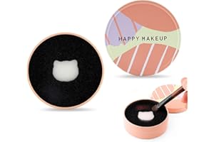 N\B Make Up Pinsel Reinigungsmatte, Make-Up Pinsel Scrubber Matte, Pinselreiniger Make Up Pinsel Reiniger für Schnelle Farbenwechsel, Reinigung und Trocknen