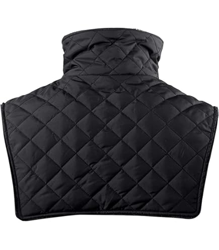 Nrmrqz Winter Motorcycle Neck Warmer & Chest Protector With Detachable Design - Windproof Fleece Cotton Thermal Guard Reflective Safety Strip Unisex Cold Weat