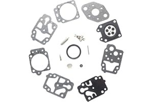 Riparazione carburatore,Enjoyall Kit di Manutenzione Carburatore a Membrana Accessori per carburatori per WALBRO K20-WYL, Ryobi 753-04014, WYL-WYL-1-1 to WYL-318-1