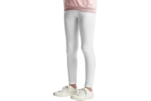 L&K-II Leggings per Bambini Basic Tinta Unita Ragazze Danza Pantaloni capr Pants Estate Baby Fitness Pants Cotton 2708