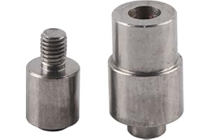 OUMEFAR 2 uds, molde para troquel de ojales, máquina de prensa manual, perforadora de ojales, molde para troqueles de ojales, herramienta de instalación Manual para lonas de cuero(12mm)