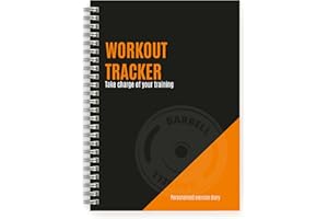 LIFESTYLE PLANNERS Workout Tracker - The Perfect Planner to record your Gym or Home Workouts - Six colours/styles - A5 size with 104 pages and space for 100 workouts - Set Goals & Track Progress