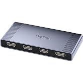 VegGieg 4K HDMI 2.0 G&ouml;r&uuml;nt&uuml; Se&ccedil;ici 3 Giriş 1 &Ccedil;ıkış Kumandalı Switch