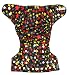 Soft Baby Reusable Cloth Diaper with Microfiber Inserts - Black Multi Colour Star Pattern RS.599.00