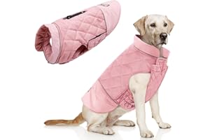 Idepet wodoodporny ubranko dla psa, zimowa ciepła kamizelka, kamizelka, wiatroszczelny kombinezon śnieżny, ubrania dla psa, kamizelka, zwierzę domowe, odzież dla małych, średnich, dużych psów z otworem na uprząż