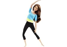 Barbie Made to Move Barbie Doll, Blue Top (Amazon Exclusive)