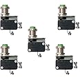 Electronic Spices PACK OF 5 Push Micro Limit Switch Screw type (10A 250V AC)