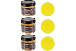 LEETA Ephemeralitys Wood Seasoning Beewax, Beeswax Furniture Polish, Natural Beewax Traditional Wood Wax, Waterproof & Repair Wood Wax for Floor,Tables,Chairs,Cabinets -1Set