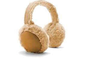 HOAAIGO Faltbare Ohrenwärmer, Winter Wärmer Ohrenschützer Kälteschutz Ohrenschutz, Stirnband Plüsch Earmuffs, Kunstpelz Ohrenmuscheln Flauschige Ohrabdeckungen Bequemer Weicher für Damen Herren Kinder