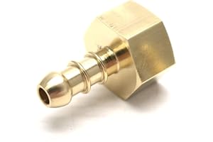 TEZLA Raccordo femmina BSP da 1/2" a ugello Fulham LPG a tubo I/D da 8 mm