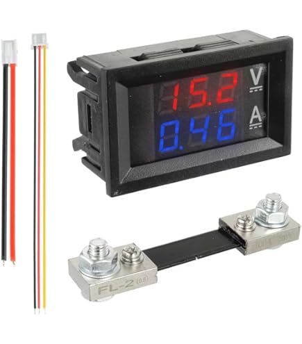 PZEM-025 Tester Digitale DC Voltmetro Amperometro 0-300V/300A - Misuratore Di Potenza Ed Energia Con Display LCD Retroilluminato
