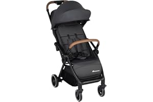 Bebeconfort Sunlite, Baby Pushchair, 0 – 4 Years (max. 22kg), Lightweight Stroller (7.2kg), Lie-Flat Position, Automatic & Compact Fold, One-Hand Recline, Large Basket Storage (5kg), Mineral Graphite