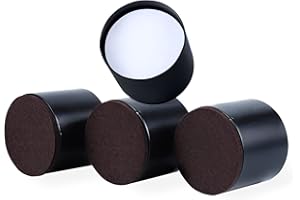 RCHYFEED RCHYFFED Rialzi per Mobili Alti 5 cm in Acciaio, Autoadesive Alzata per Letto Salvaspazio, Gambe per Mobili 2 pollici Protegge Pavimento, Piedi del Tavolo, 4 PZ Piedini per Letto Divano e Armadi