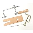 OSCAR Adjustable Saw Frame Handle, Bench Pin and Saw Blades For Repairing,Making Jewelry Tools