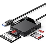 UGREEN USB 3.0 Kartenleser 4 in 1 Kartenlesegerät für SD/CF/TF/MS Card Reader mit parallelem Zugriff auf 4 Slots USB Lesegerä