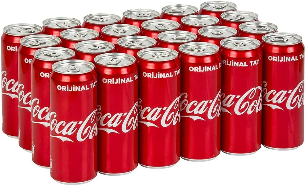Coca-Cola Kutu Kola 330 ml 24 Adet Coca Cola 330ml 24'lü