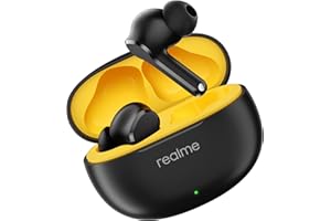 realme T110 Auriculares Bluetooth, Bluetooth 5.4, Cancelación de Ruido de enc IA, Auriculares inalámbricos In-Ear, Bass Driver dinámico de 10 mm, 38 Horas de reproducción, Resistencia al