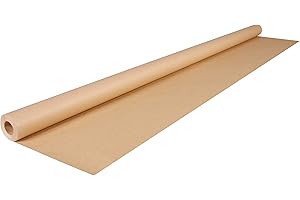 Clairefontaine 195071C - Un Rouleau De Papier Kraft Brut - 10x0,70m - 70g - Emballage Cadeaux, DIY, Loisirs Créatifs, Artisanat