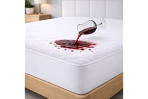 Degrees Home Salvacolchón – Protector de Colchón Impermeable y Transpirable con Banda Ajustable (135x190/200) – Antiácaros, Lavable y Certificado Oeko-Tex – Cubre Colchón Ajustable hasta 32 cm