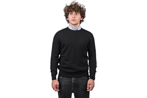 DALLE PIANE CASHMERE - Girocollo Misto Cashmere, Made in Italy - Uomo