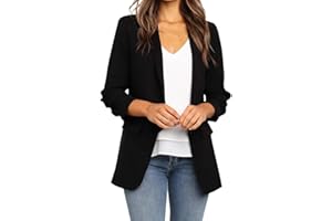 SUSENSTONE Femme ÉLéGant Mode Blazer à Manches Longues Slim Fit Pas Cher Bouton Cardigan Blouson Jacket Vestes De Tailleur Blazer