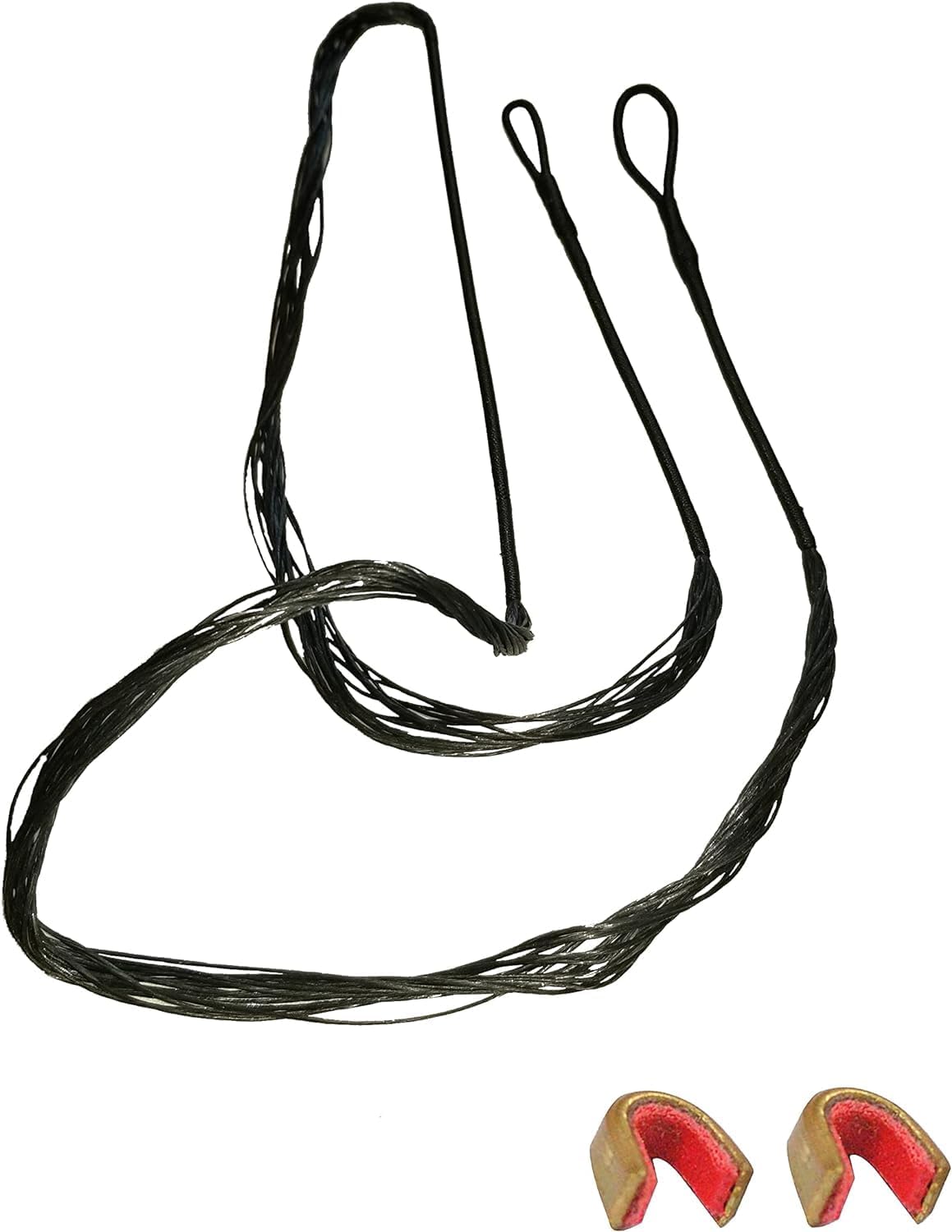 Reemplazo Del Cordaje de Arco de Dacron KESHES Arco Recurvo Tradicional - String de reemplazo 12,14,16 Strands - Todos los tamaños de longitud desde 44"-68".