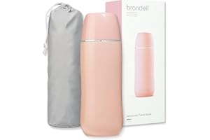 Brondell GoSpa Advanced Portable Bidet for Travel–Pop-Up Nozzle System –High-Quality Compact Bidet with Discreet Travel Bag for Convenient Storage–400mL, Pink