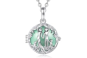 CELESTIA Bola Grossesse, Collier Bola de Grossesse Bijoux Maternite Cadeau pour Femme Enceinte Future Maman 76~114CM Chaînes