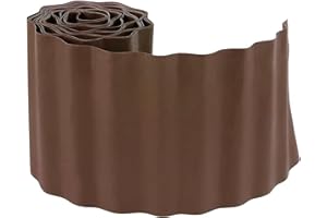 MY GARDEN OUTDOOR LIVING My Garden Lawn Edging Roll Strip (10CM x 9M) Flexible Garden Flower Bed Edging Roll Weatherproof Garden Borders Edging Easy To Install Protect Grass Soil Plants Outdoor Tidy Garden Organiser - 1Pack