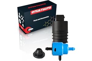 Waschwasserpumpe Kompatibel mit Astra G, Astra H, Corsa B, Corsa C, Corsa D, Meriva X03, Zafira A, Zafira B, Transporter IV, OTUAYAUTO Wischwasserpumpe für Scheibenwaschanlage