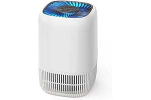 AROEVE Purificatore d'Aria con Filtro HEPA H13 a 3 Stadi, Risparmio Energetico 5W & Silenzioso 22 dB, Rimuove Polline Fumo Peli di Animali, Funzione Diffusione Aromi, per Stanze fino a 20㎡