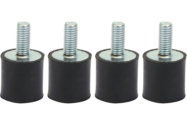 4 st Vibrationsdämpande Gummifästen för Bilkompressor Generator M3 M5 M6 - Reducerar Vibrationer och Ljudstörningar med Hög P